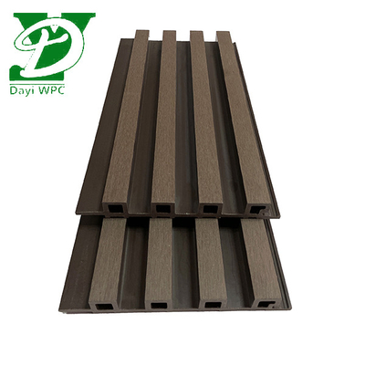 Προσαρμόσιμη WPC Fluted Wall Panel Συνολική λύση για εξωτερικά έργα