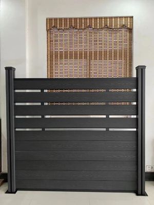 Modern Rich Colors And Patterns Deep Embossed WPC Fence Durable Weather-Resistant