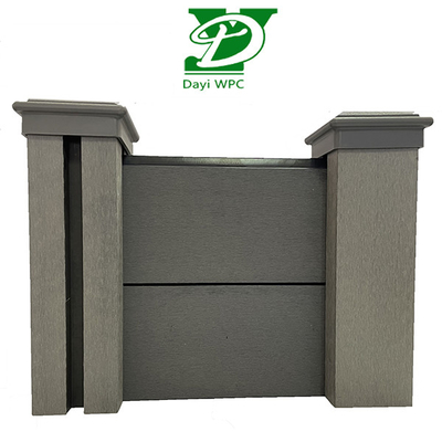 Σύγχρονη περίφραξη κήπου WPC Ανθεκτική στις καιρικές συνθήκες